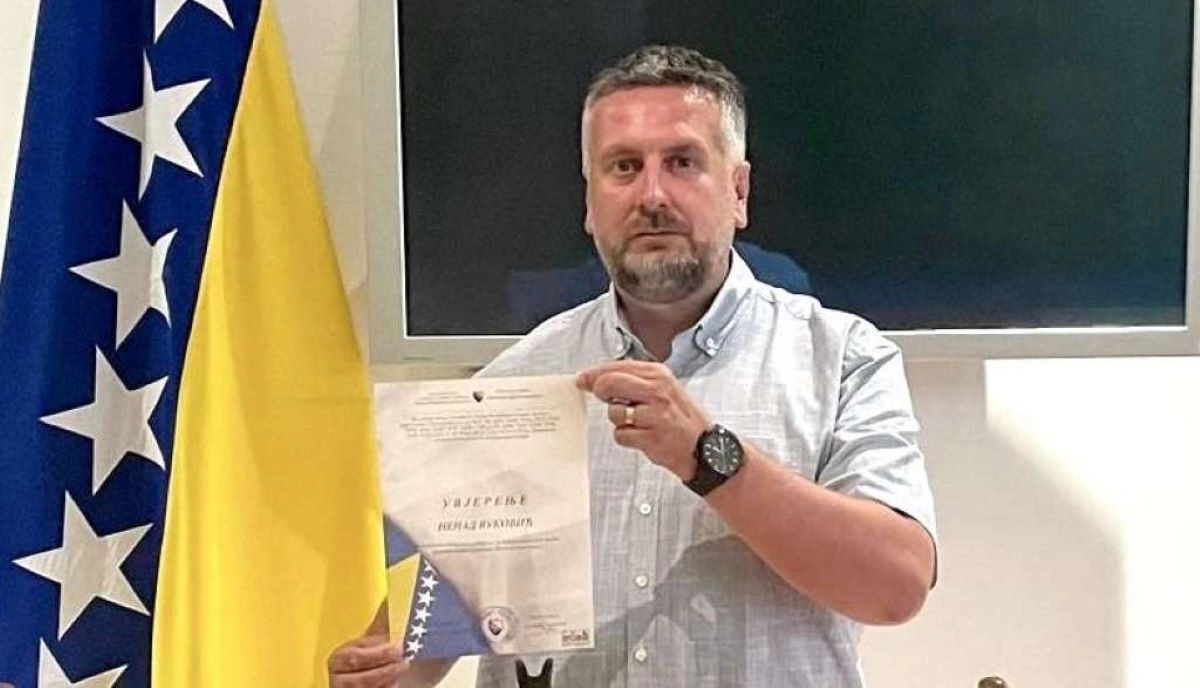 Nenad Vuković preuzeo uvjerenje o dodjeli mandata u Domu naroda PSBiH